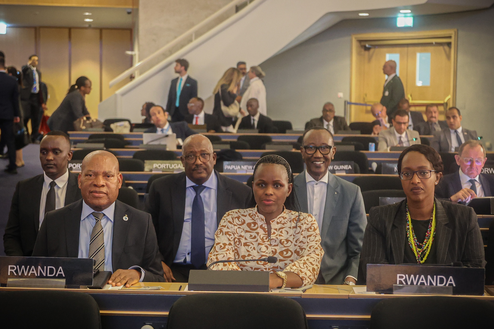 Dr. Kalinda ahagarariye u Rwanda mu Nama Mpuzamahanga y’Abaperezida b ...