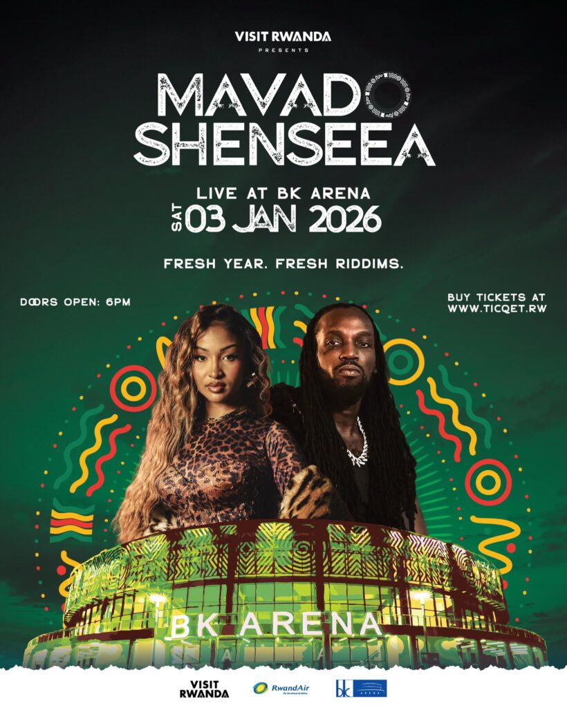 Mavado and Shenseea live in concert in Kigali, Rwanda on 3 January 2026