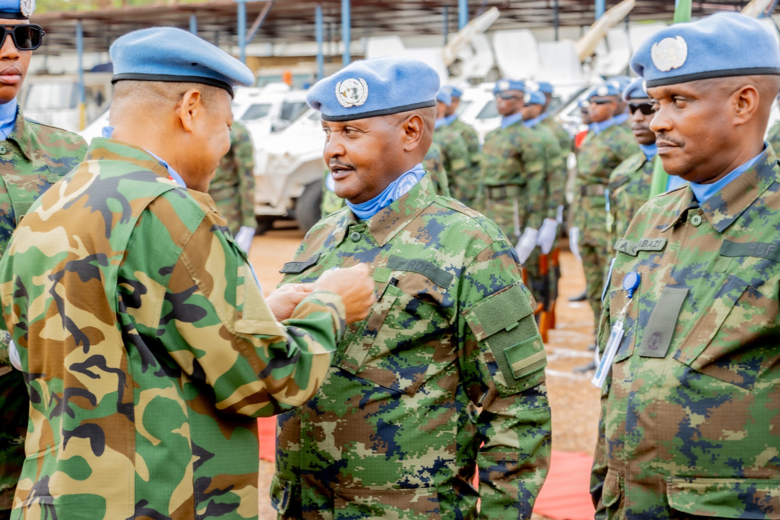 Sudani y'Epfo : Ingabo z'u Rwanda zambitswe imidali