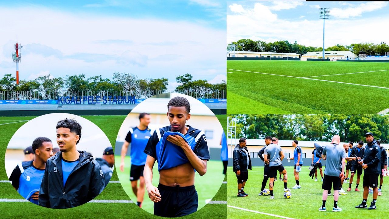 Stade ya Kigali Pelé Stadium yahinduwe nshya! mbere yo kwakira imikino ...
