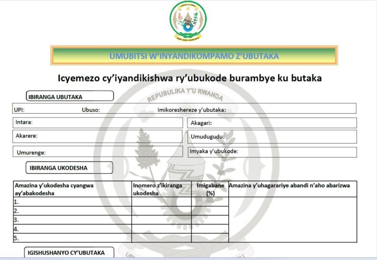 Rwanda Land Authority receives over 2,000 land applications daily amid ...